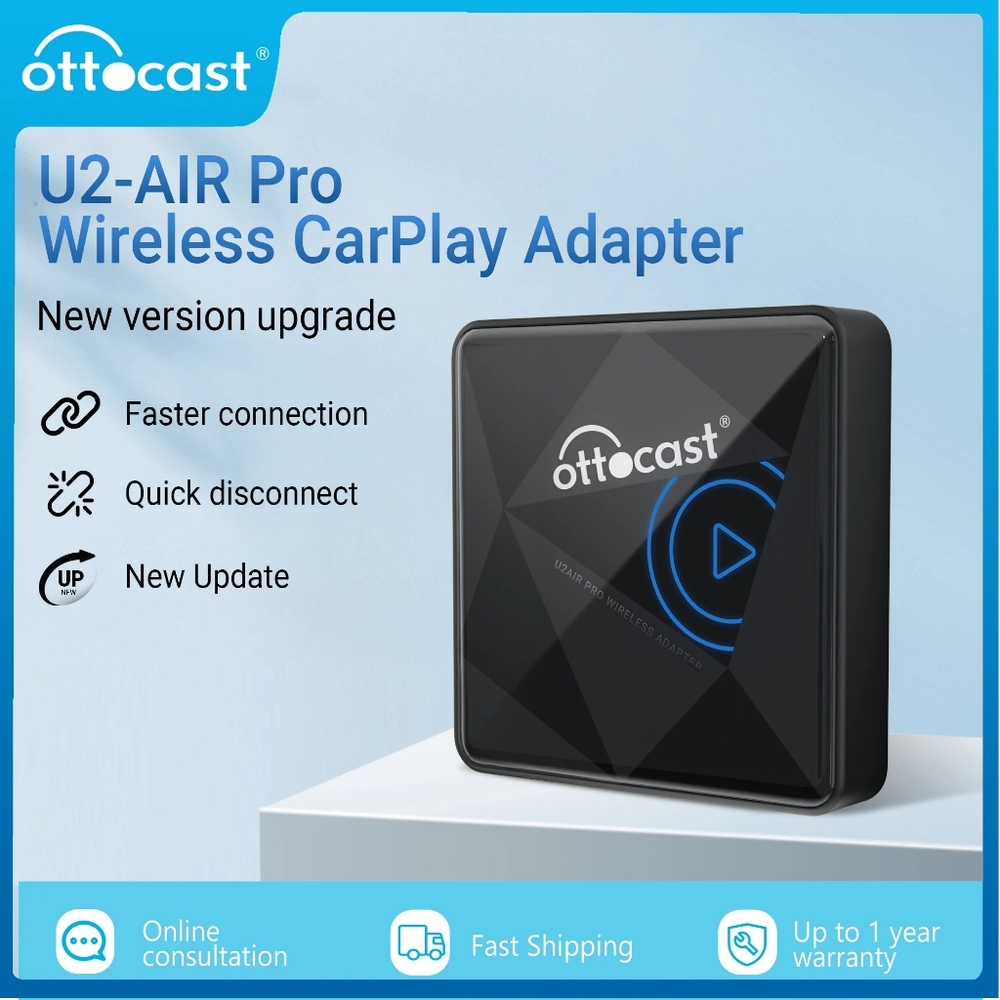NWT OTTOCAST U2-AIR WIRELESS CAR ADAPTER FOR APPLE!